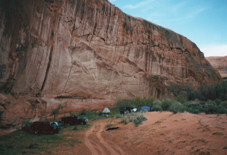 Preferred Camp at Hole in the wall entrance